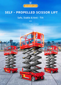 Opération facile Petit ascenseur automoteur Élévateurs à ciseaux mobiles fonctionnant en hauteur Élévateur à plate-forme élévatrice - Product Image 4