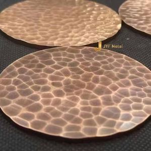 EX303 Metal Decorative Hand Hammered 304 Stainless Steel Plate JIS Standard Thickness 0.5-3.0mm Wall Ceiling <b>Panels</b> - Product Image 1
