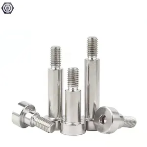 ISO7379 Stainless Steel 304 Shoulder Bolt Hexagon Socket step Screw Hex Plug Screws for bearing