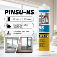 Sellador de Silicona Neutro Antimoho para Cocina y Baño, Sellador Impermeable para Fregaderos, Pegamento para Vidrio, Suministro Directo de Fábrica NS