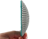 Tampons de polissage diamantés 4 "Tampons convexes en forme de bol Tampon de polissage sphérique pour verre marbre ou granit