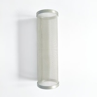 Tube filtrant en maille réutilisable en acier inoxydable 304 316, filtre cylindrique industriel