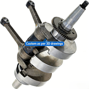 Motorboat Diesel Engine Crankshaft Assembly & Piston OEM Custom CNC Machined for Machining Marine Components - Product Image 1