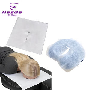 แผ่นรองศีรษะแบบใช้แล้วทิ้ง 500 ชิ้น ปลอกหมอนรองหน้า ปลอกเบาะรองนวด ปลอกรองศีรษะสำหรับโต๊ะนวดสปา - Product Image 1