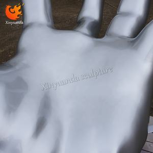 Patung Tangan Fiberglass Kustom yang Dicat untuk Dekorasi Lanskap Taman Ruang Hijau Luar Ruangan - Product Image 6