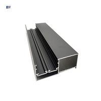 Alliage de cadre 6063 T5 pour fenêtres coulissantes et profilé de porte en aluminium de produit de section