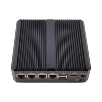 Mini PC Télétravail Edge 4x2.5GbE I226-V Appareil de Sécurité Intel Celeron J6412 PfSense OPNsense Passerelle VPN SOHO pour Équipes Distantes