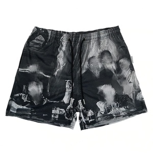 Nouveaux shorts de sport basiques en polyester avec logo imprimé personnalisé pour hommes, shorts de course et de jogging - Product Image 6
