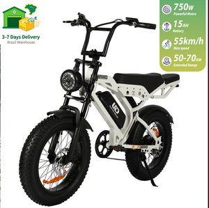Vélo électrique tout-terrain avec pneus larges, vélo électrique de ville, 750W, 48V, Bicicleta, Vélo électrique tout-terrain, Vélo électrique de montagne, Stock Brésil - Product Image 1