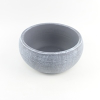 Pot en ciment, design personnalisé, léger, petit pot circulaire, boîtes en béton et en fibre de verre pour pots de fleurs et jardinières