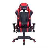 Chaise de jeu PC pivotante réglable en cuir PU de haute qualité, avec structure en acier, pour gamer