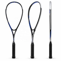 Raquette de squash professionnelle en fibre de carbone OEM, légère, avec logo personnalisé, pour l'entraînement et la compétition