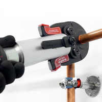 HL-25P 18V 2.5AH Herramienta de Prensado Hidráulica Automática a Batería para Tuberías Multicapa PEX y Cobre, para Fontanería Comercial, con Almacenamiento