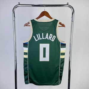 Livraison directe de vêtements pour hommes de haute qualité Milwaukee Buck # 34 Giannis Antetokounmpo # <span class=keywords><strong>Maillot</strong></span> de basket-ball 0 <span class=keywords><strong>Damian</strong></span> <span class=keywords><strong>Lillard</strong></span> - Product Image 4