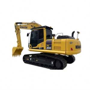 Excavatrice sur chenilles hydraulique Komatsu PC200 de 20 tonnes, forte puissance, bon état, prix avantageux, vente en cours - Product Image 1