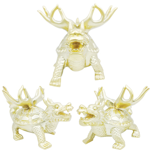 Diseño personalizado de alta calidad chino Xuanwu estatua de oro escultura Metal dragón tortuga Premio regalo de recuerdo decoración del hogar resina - Product Image 1