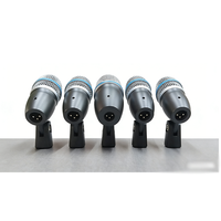 Batterie de percussions pour performance musicale, microphone dynamique, microphone à condensateur, microphone antibruit, 7 micros par ensemble