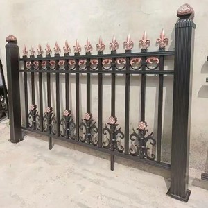 Pannelli di Recinzione Perimetrale in Ferro e Acciaio Nero per Esterni Casa e Giardino - Product Image 2