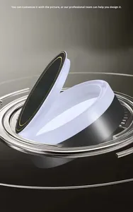 Pot d'emballage en plastique PP transparent à trois ouvertures, moulage par soufflage, utilisation universelle, design portable pour embout buccal à nicotine - Product Image 2