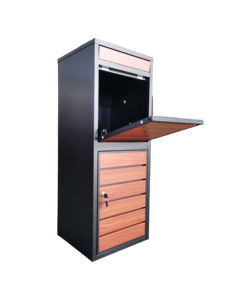 Grande boîte <span class=keywords><strong>aux</strong></span> <span class=keywords><strong>lettres</strong></span> de jardin allemande, boîte à colis extérieure pour la maison, boîte à colis en acier galvanisé - Product Image 5