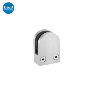 Adjustable Glass Balustrade Stair Railing Clamp Hardware Mounted Clip Clamp Fittings