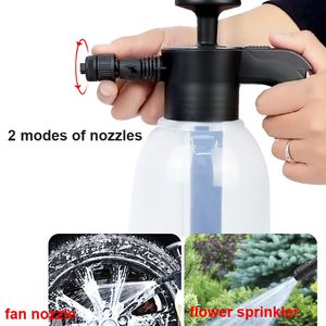 Autowasserijen Schuimspuit Kanonnenfles Met 2 Schuimventilator Nozzles Huishoudelijke Tuin Auto Handheld Spuiten Tuinieren Drukspuit - Product Image 3