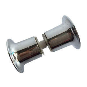 Poignée de porte et de fenêtre Kellyto en alliage de zinc K224 chromée, moderne et simple, pour porte en verre - Product Image 3
