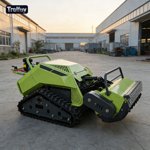 <span class=keywords><strong>Tondeuse</strong></span> <span class=keywords><strong>à</strong></span> chenilles télécommandée <span class=keywords><strong>à</strong></span> démarrage électrique, batterie 48V 23Ah, avec prolongateur d'autonomie pour la coupe de terrain accidenté sur les terrains de golf - Product Image 1