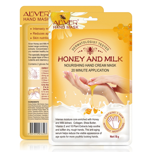 ALIVER - Guantes de Mascarilla de Miel para Reparación de Manos, Limpieza Profunda, Hidratación, Blanqueamiento, Colágeno, Leche y Miel - Product Image 6