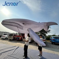 Baleine gonflable géante pour défilés, utilisée pour les événements commerciaux en plein air - Décoration de créature marine à des fins publicitaires