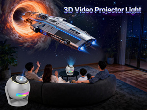 Nouveau design, application cool et télécommande, projecteur vidéo LED moderne WIFI HD Galaxy <span class=keywords><strong>Cosmos</strong></span> 3D avec haut-parleur pour chambre à coucher, fête à domicile - Product Image 4