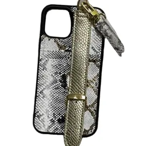 Hotsale Fashion Custom stoß feste Gummi TPU PU Leder Karten halter Telefon Stoßstange Fall mit Halter für iPhone 15 14 13 12 Pro ma