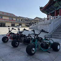 Nouveaux modèles de best-sellers : Tricycle compact à pédales polyvalent pour la conduite en extérieur, les trajets quotidiens et le drifting, autonomie d'une journée