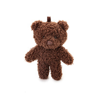 Porte-clés ours en peluche de dessin animé - Charme de sac en peluche mignon, pendentif en peluche doux pour sac à main, sac à dos, clés, mini ours