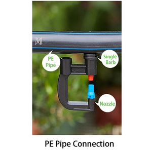 Vòi phun sương đa năng 5 đầu phun, vòi tưới vườn, vòi tưới cây, ống dẫn nước nhựa, hệ thống tưới tiêu nhà kính - Product Image 4