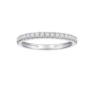 1.3mm <strong>Top</strong> D Moissanite White Gold Rhodium Plated Silver Engagement <strong>Ring</strong> Diamond Wedding <strong>Finger</strong> Simple <strong>Rings</strong> - Product Image 1