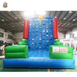 Mur d'escalade gonflable en PVC de qualité commerciale Nova NVOC-0144, <span class=keywords><strong>jeu</strong></span> sportif volcan avec logo personnalisable - Product Image 5