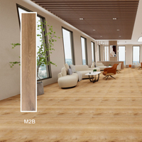 Interlocking Design Haltbarkeit Floating Oak Pattern 4mm 5mm IXPE Schall dichter SPC-Verbund boden für Außen-und Fitness studios