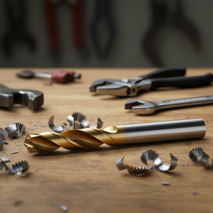 Foret hélicoïdal HSS-Co 8 mm, revêtement TiN, auto-centrant, multi-usages - Product Image 3