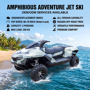 <span class=keywords><strong>Bateau</strong></span> à <span class=keywords><strong>moteur</strong></span> amphibie en fibre de verre à <span class=keywords><strong>4</strong></span> cylindres <span class=keywords><strong>4</strong></span> <span class=keywords><strong>temps</strong></span> de 1600 cm3 avec une vitesse de 60-70 km/h pour les sports nautiques et les loisirs - Product Image 1