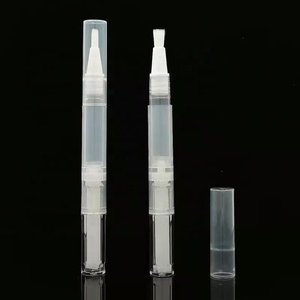 Bolígrafo de aceite para cutículas de 2 ml de color personalizado al por mayor, brillo labial cosmético en formato de bolígrafo giratorio con cepillo - Product Image 4