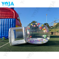 Location de fête d'enfants château gonflable géant Transparent dôme Igloo en cristal clair tente à bulles usine directe ballons à bulles maison