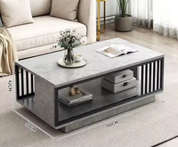 Table basse de salon, simplicité moderne, usage domestique moderne, table à manger de luxe léger, table d'appoint simple pour salon