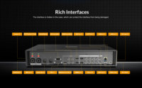 AVMATRIX SHARK S8X PLUS: Mezclador de Video de 8 Canales 3G-SDI/4K HDMI con Monitor de 17.3'', Streaming, Grabación y Control PTZ
