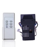 Ventilateur de plafond IR en forme de T, avec télécommande, contrôle de la vitesse et de la luminosité