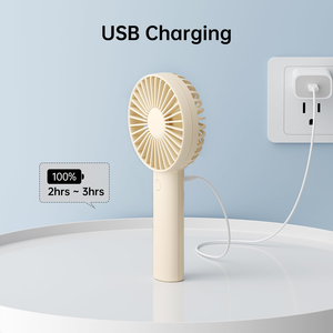 Yaolan USB Portable Strong <b>Fan</b> Electric Desk Rechargeable Summer Desktop <b>Personalised</b> Handheld Foldable 4.5 Hours ABS Stock - Product Image 1