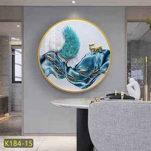 Bức tranh trang trí sang trọng trên tường nền của Bắc Âu hiện đại lông tròn pha lê sứ phòng khách sofa - Product Image 1