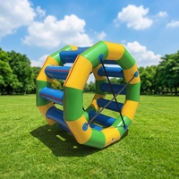 Roues flottantes gonflables de haute qualité pour la marche sur l'eau, rouleaux gonflables pour parcs aquatiques et lacs