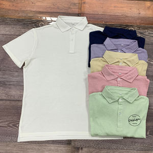 เสื้อเชิ้ตแขนสั้นระบายอากาศได้ดีเหมาะสำหรับทุกเพศ, เสื้อคอปกกระดุมปล่อยลง180 GSM - Product Image 1