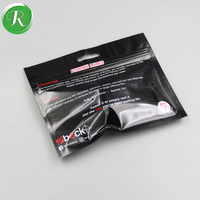 Odeur preuve personnalisé imprimé Transparent doux thermoscellage 3 joint latéral en plastique leurre emballage pêche appât fenêtre Ziplock Mylar sac